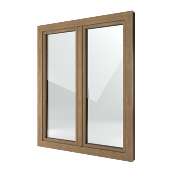Profil de fenêtre PVC Finstral Classic-line, aux bords adoucis