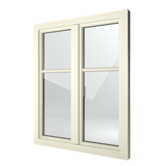 Profil de fenêtre PVC Finstral Step-line, ligne carrée contemporaine